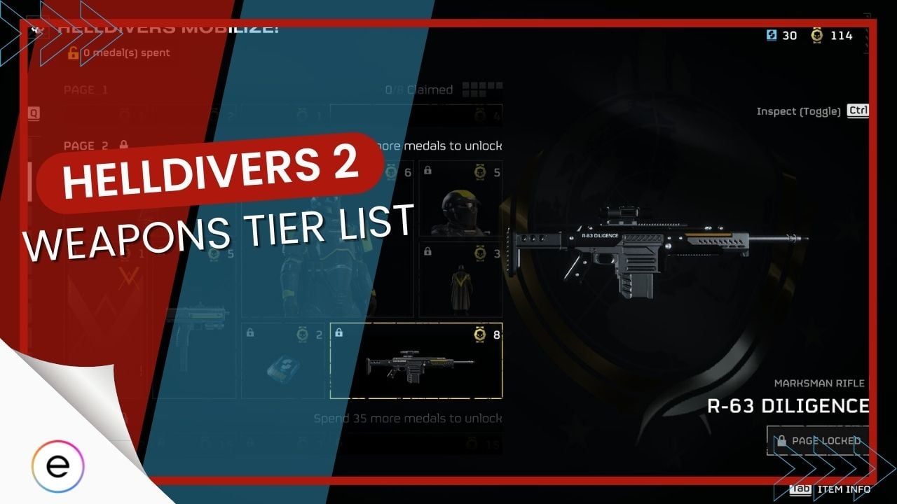 weapon tier list helldivers 2