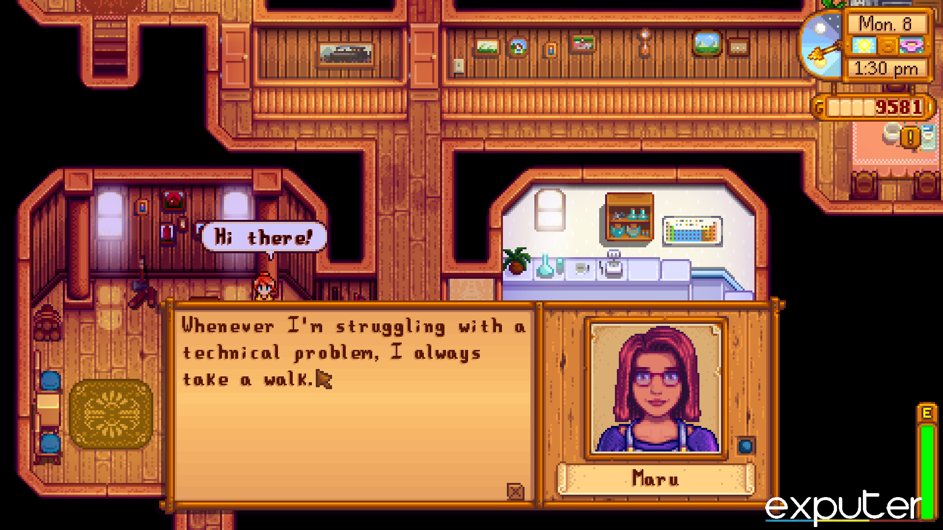 Stardew Valley Maru's Dialogue and Personality