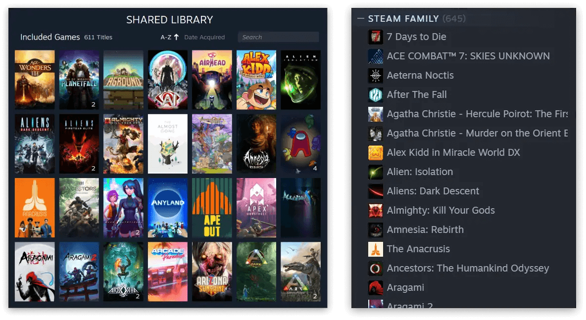 Steam Families has made game sharing a lot more convenient