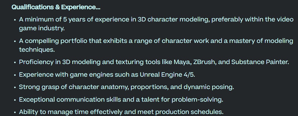 The new Hogwarts Legacy 2 job listing for Senior Character Artists suggests title may use Unreal Engine 5.