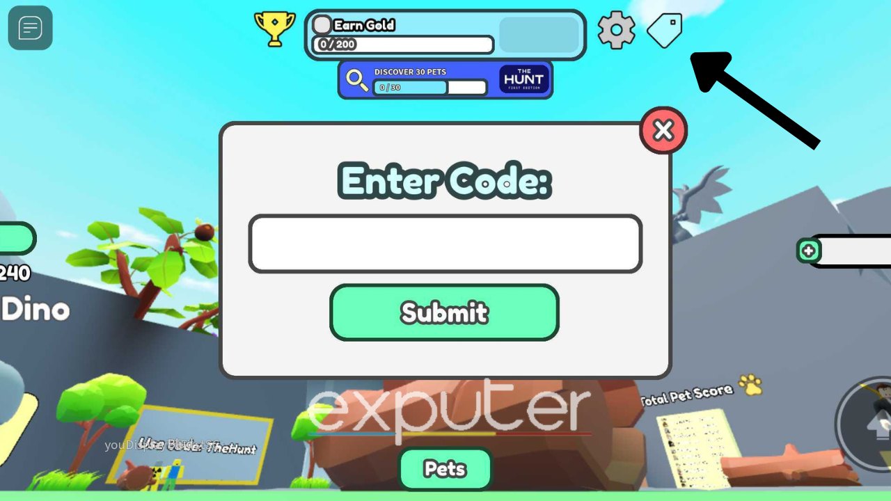 The screen that appears while redeeming the codes.(Image by: eXputer)