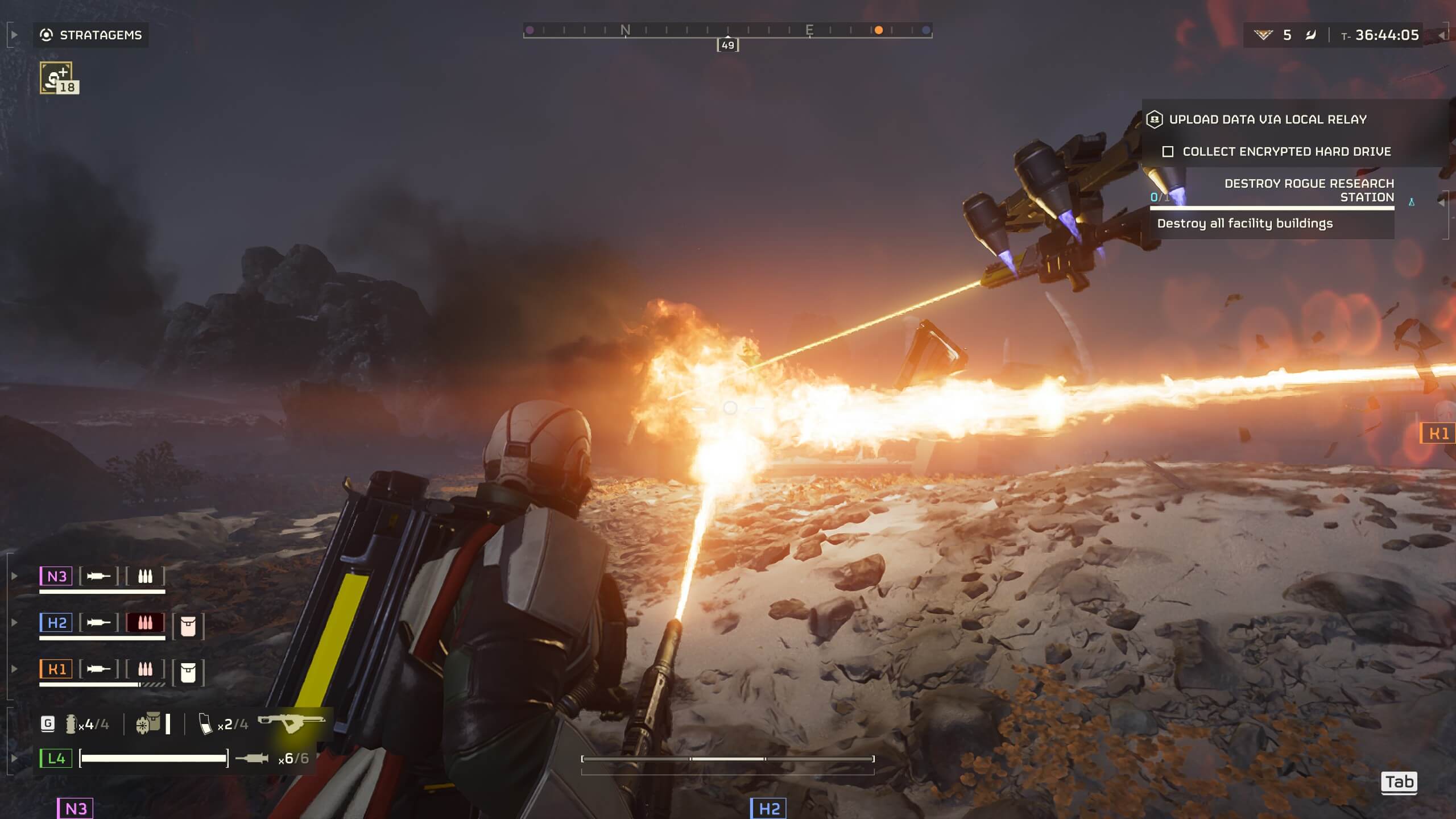 Scorching space bugs in Helldivers 2 is the definition of fun.