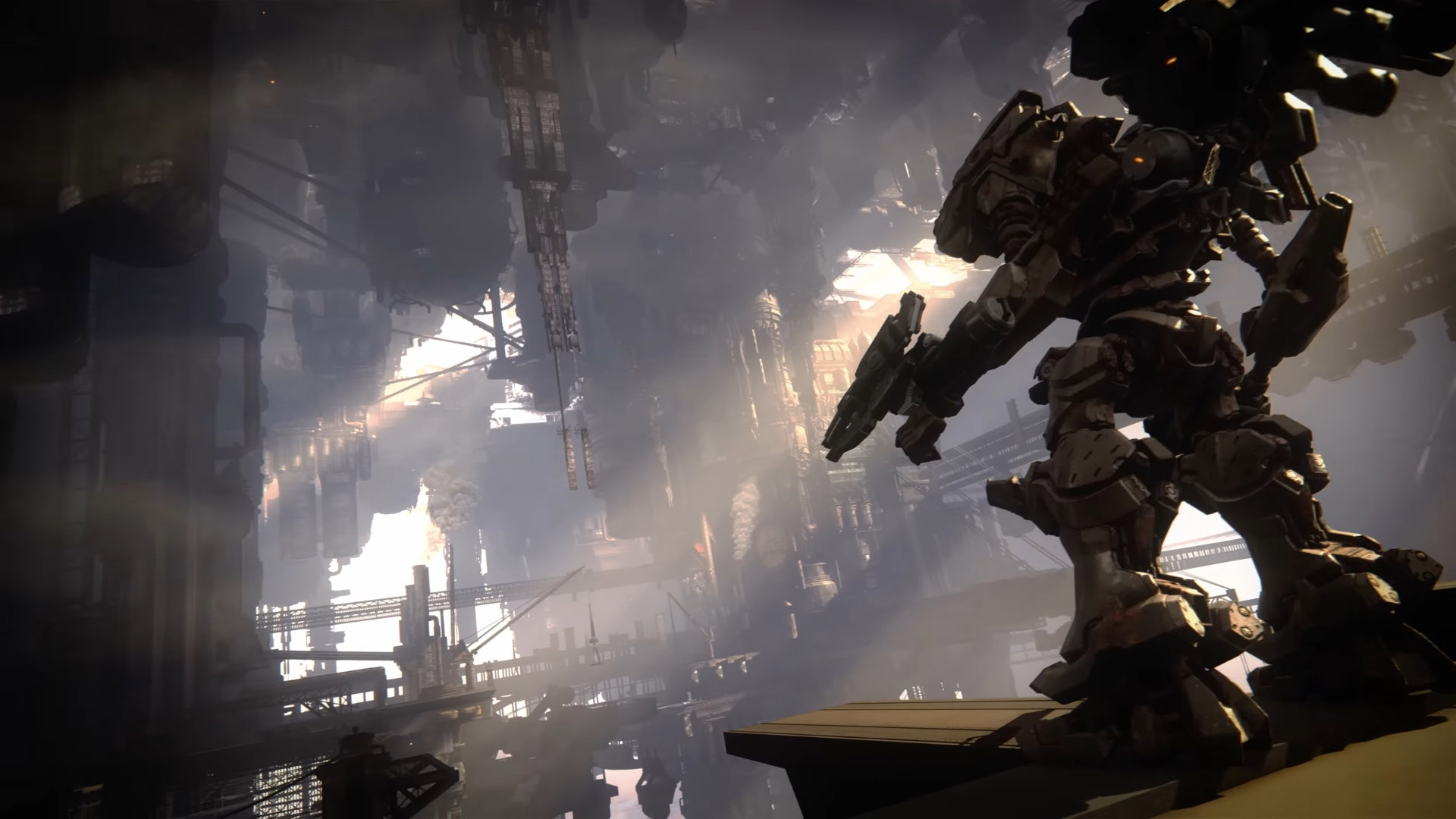 Armored Core 6 features intricate, complex worlds of Rubicon