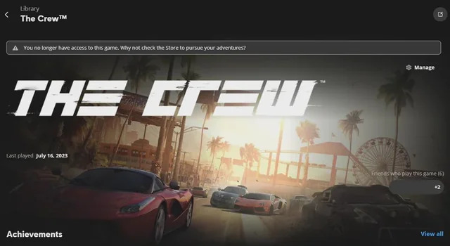 As if shutting it down wasn't enough, Ubisoft even completely confiscated The Crew