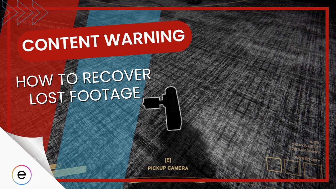How To Recover Lost Footage Content Warning