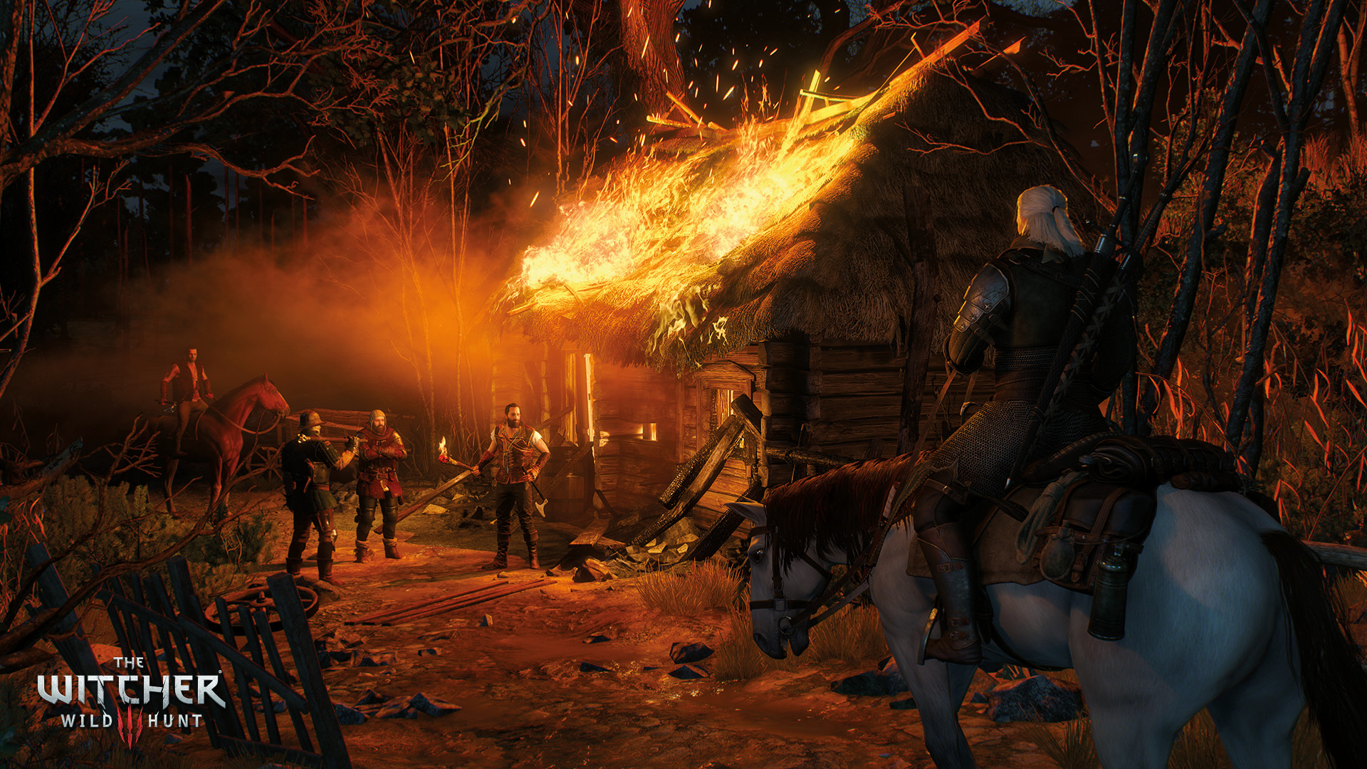 Geralt On Horseback In The Witcher 3 (via: CDPR).