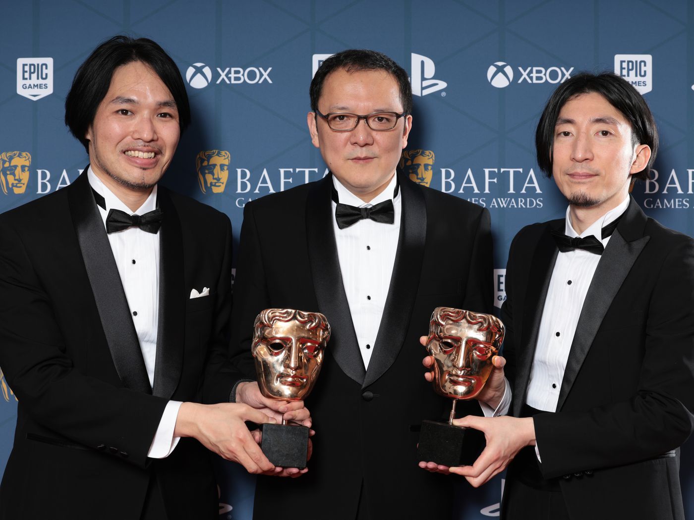 Hidetaka Miyazaki Accepting The BAFTA Award For Elden Ring.