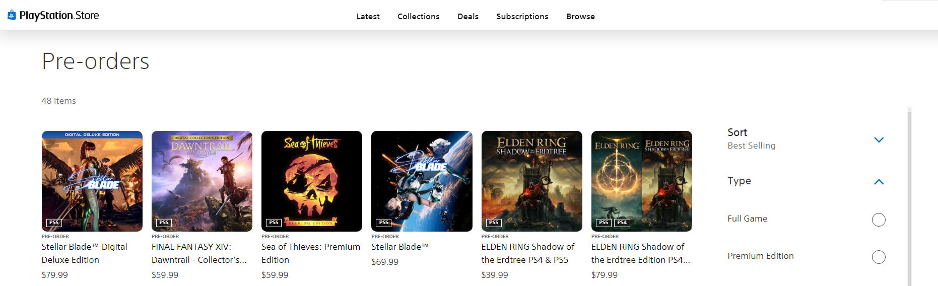 Stellar Blade Reigning Supreme on the PS Store as Well