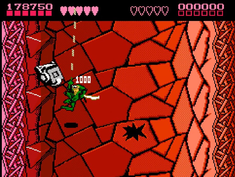 The Wookie Hole Stage in Battletoads
