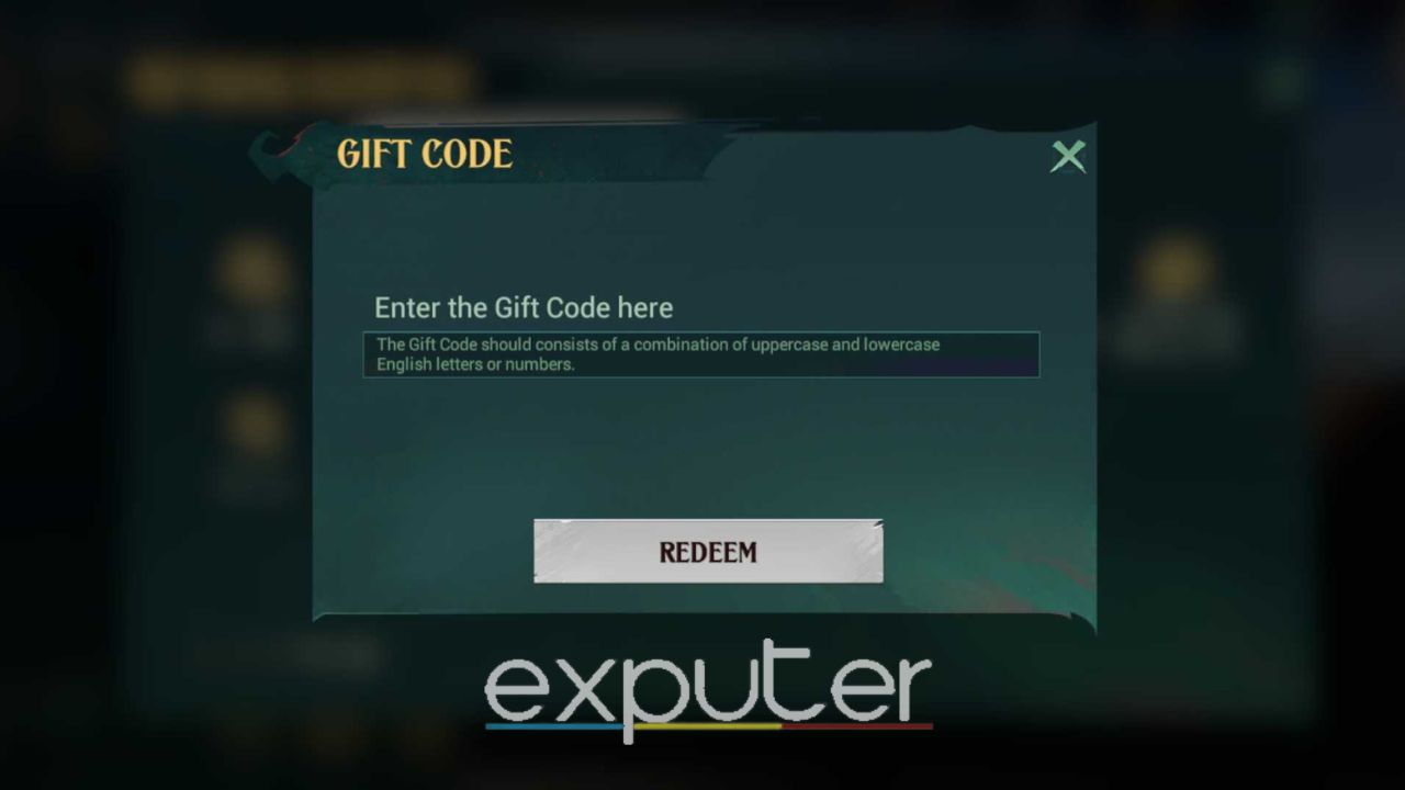 The screen that appears while redeeming the code (Image by eXputer).