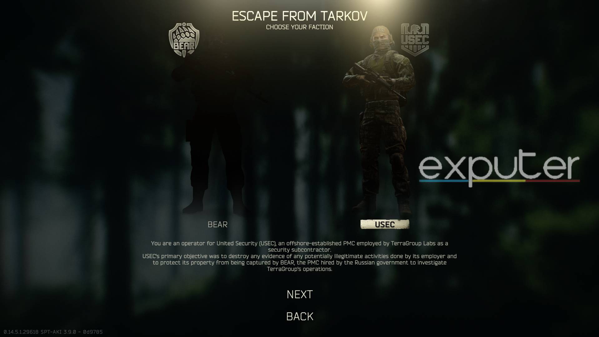 story escape from tarkov
