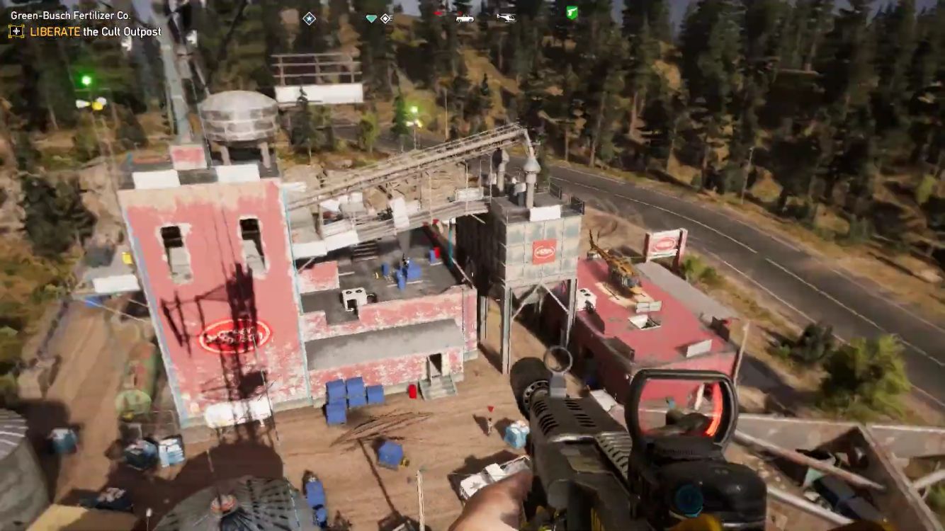 Checking Out An Outpost In Far Cry 5
