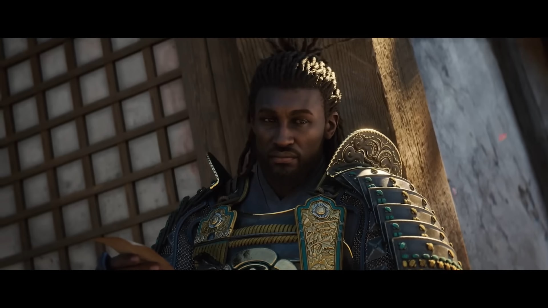 Yasuke, from the Assassin's Creed Shadows trailer. | Image source YouTube