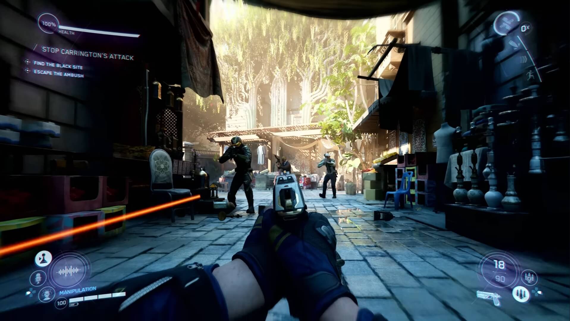 I can't shake off the Deus Ex feel | Source: Xbox (YouTube)