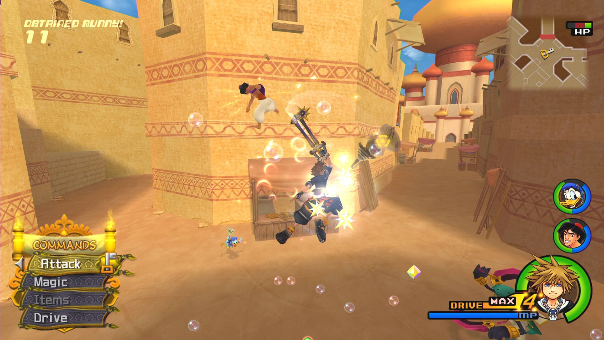 Kingdom Hearts gameplay is equally majestic | Source: Steam