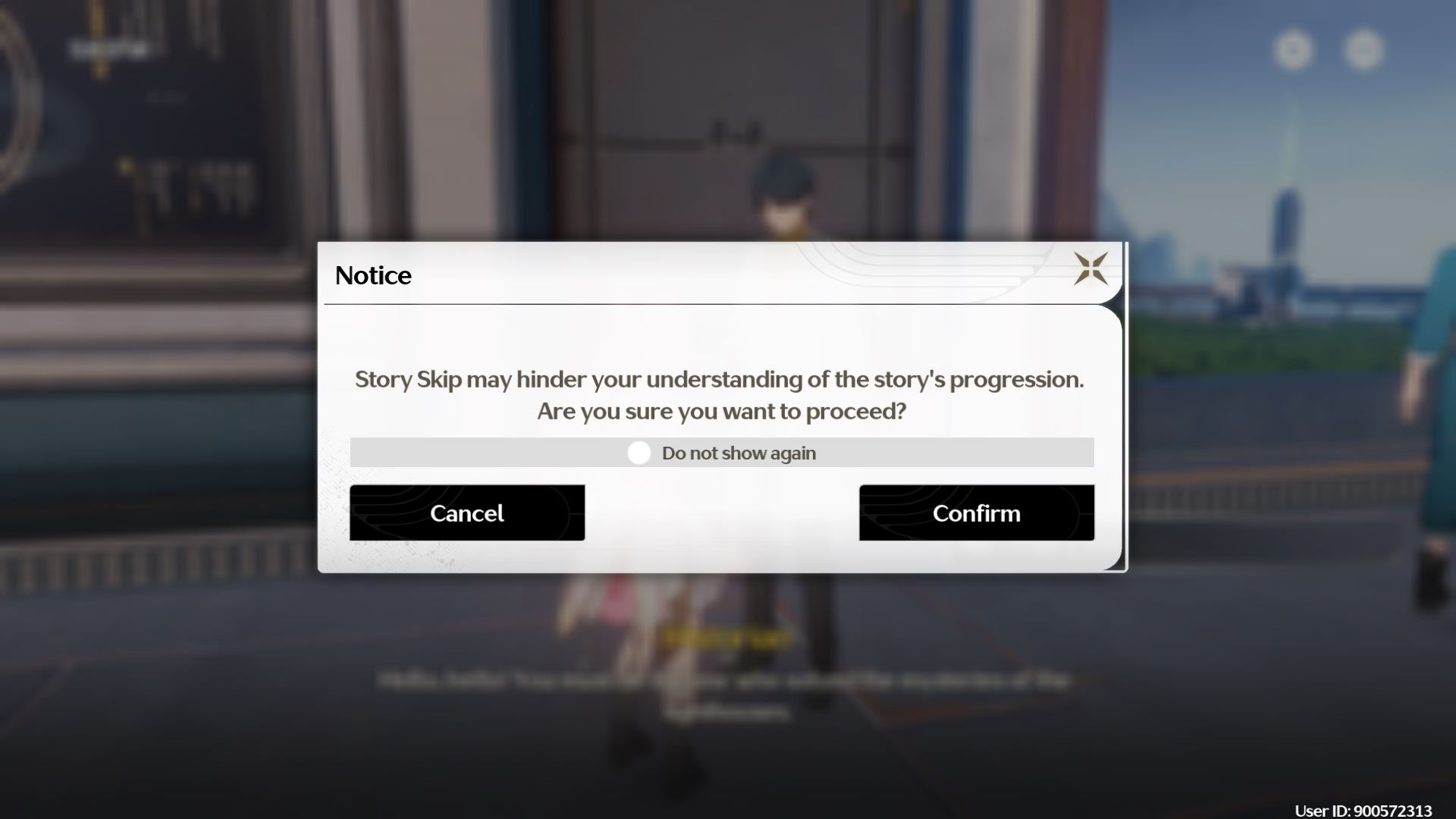 The notice is displayed every time you press the "skip" button. | Image Source: eXputer