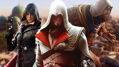 Ezio And Other Assassins From Different Titles