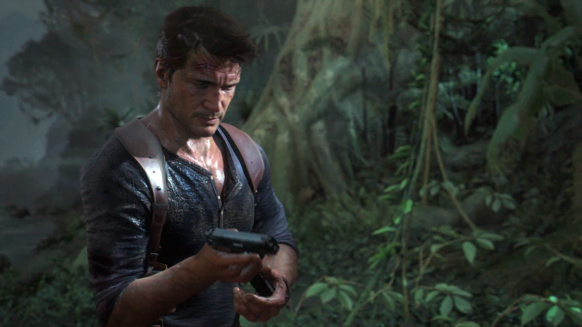 Nathan Drake in Uncharted 4