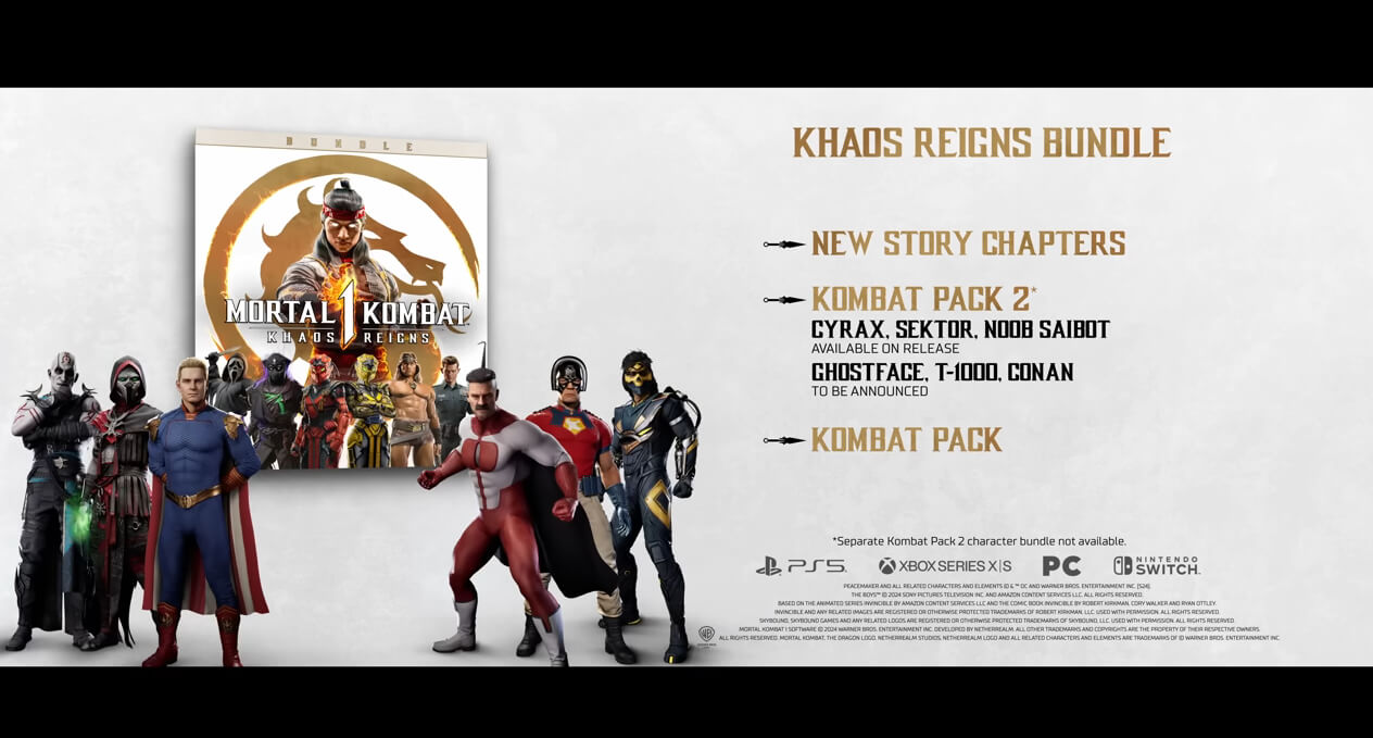 The Khaos Reigns Bundle of Mortal Kombat 1 in Question