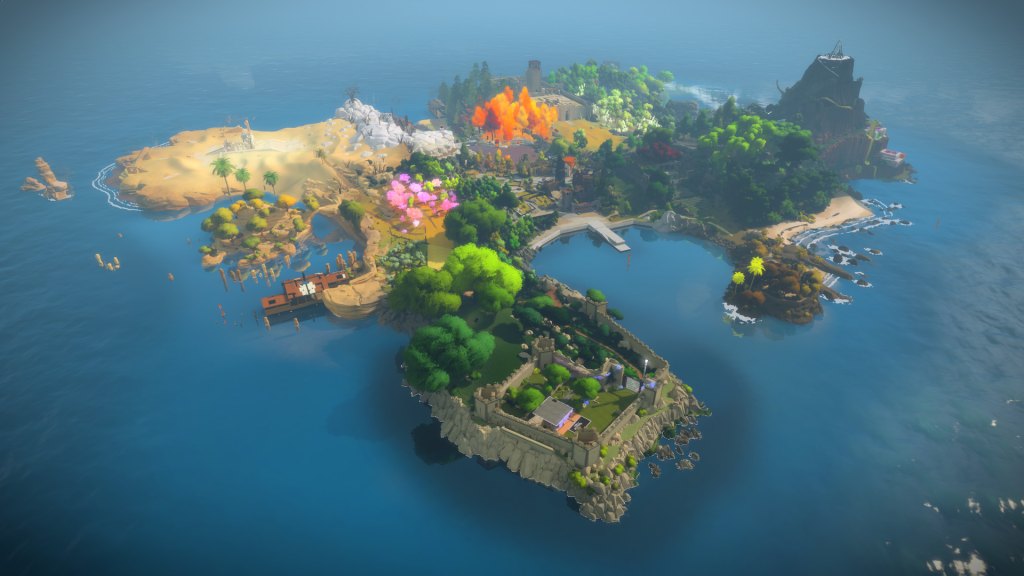 The Entire Map of The Witness | Source: Steam