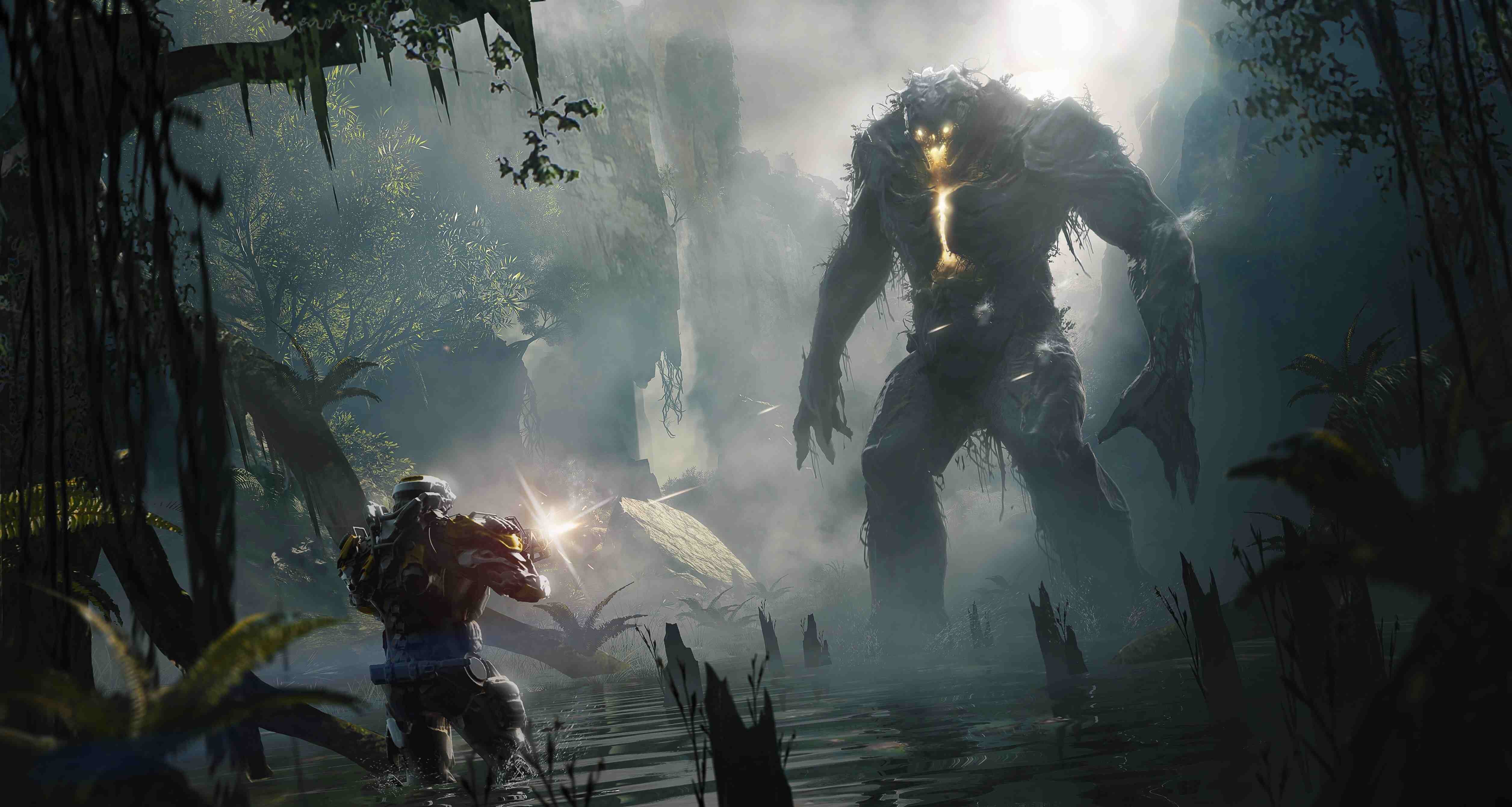 Anthem had a lot of potential and good gameplay mechanics but severely fell short when it came to content | Image Source: Bloody Disgusting