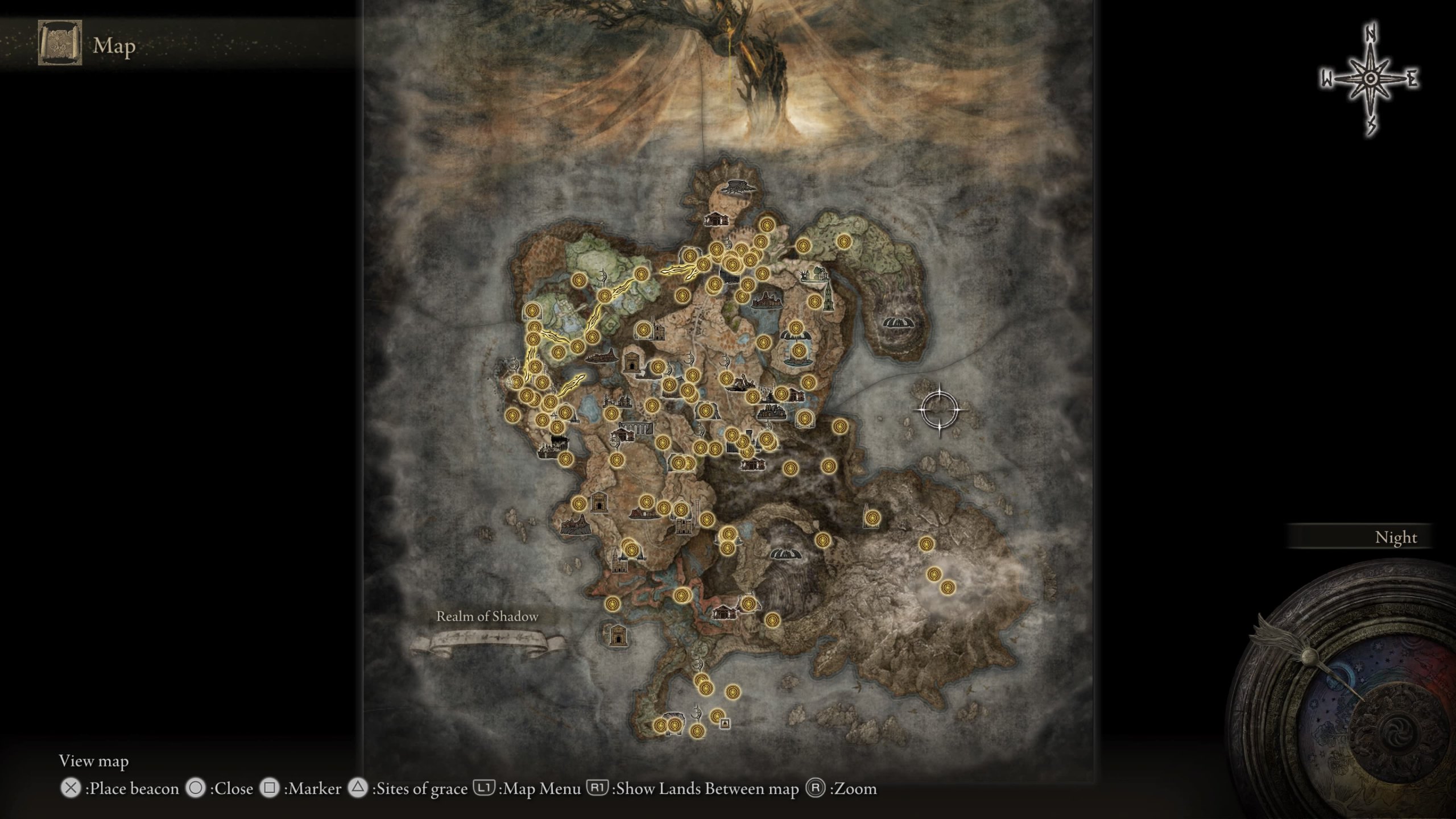 The Large Map of Elden Ring Shadow of The Erdtree